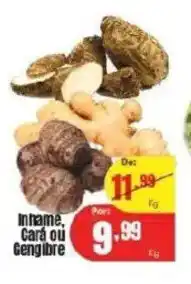 Barbosa Supermercados Inname Cará ou Gengibre oferta