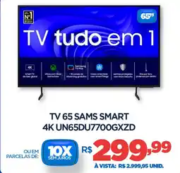 DB Supermercados Tv 65 Samsung Smart 4K UN65DU7700GXZD oferta