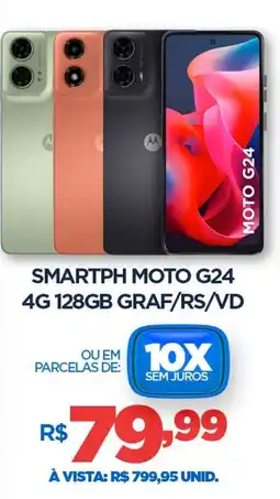 DB Supermercados Smartph Moto G24 4G 128GB GRAF/RS/VD oferta