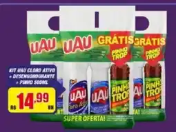 Violeta Supermercados Kit UAU Cloro Ativo + Desengordurante + Pinho oferta