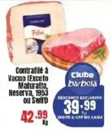 Barbosa Supermercados Contrafilé à Vacuo oferta