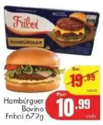 Barbosa Supermercados Hambúrguer Bovino Friboi oferta