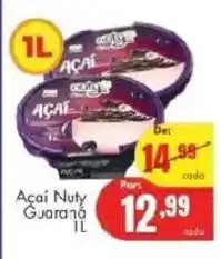 Barbosa Supermercados Açaí Nuty Guarana oferta