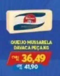Atacadão Centro Sul Queijo mussarela davaca peça oferta