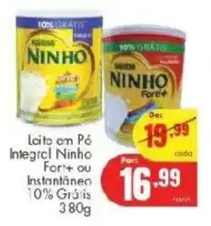 Barbosa Supermercados Leite em Pó Integral Ninho Forti ou Instantaneo oferta