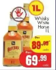 Barbosa Supermercados Whisky White Horse oferta