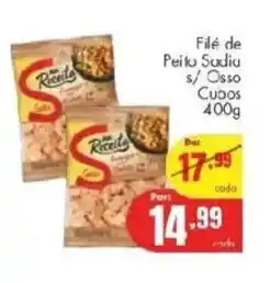 Barbosa Supermercados Filé de Peiko Sudia s/Osso Cubos oferta