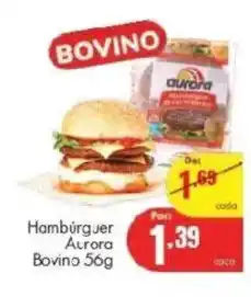 Barbosa Supermercados Hambúrguer Aurora Bovino oferta
