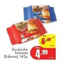 Barbosa Supermercados Sanduiche Faroeste (Sabores) oferta