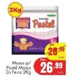Barbosa Supermercados Massa p/ Pastel Massa Da Feira oferta