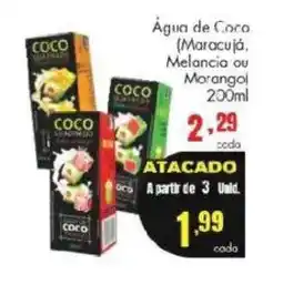 Barbosa Supermercados Água de Coco oferta