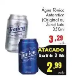 Barbosa Supermercados Água Tónica Antarctica (Original ou Zero) Lata oferta