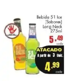 Barbosa Supermercados Bebida 51 Ice (Sabores) Long Neck oferta