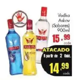 Barbosa Supermercados Vodka Askov (Sabores) oferta