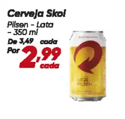 Dia Cerveja Skol Pilsen - Lata oferta