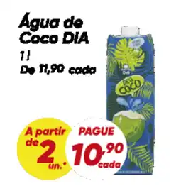 Dia Água de Coco DIA oferta