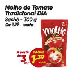 Dia Molho de Tomate Tradicional DIA Saché oferta