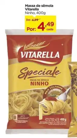 Carrefour Massa de semola Vitarella Ninho, oferta