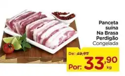 Carrefour Panceta suína Na Brasa Perdigão Congelada oferta