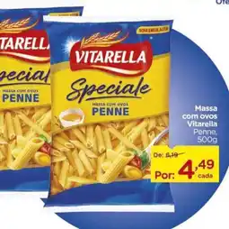 Carrefour Massa com ovos Vitarella Penne, oferta