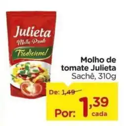 Carrefour Molho de tomate Julieta Sachê, oferta