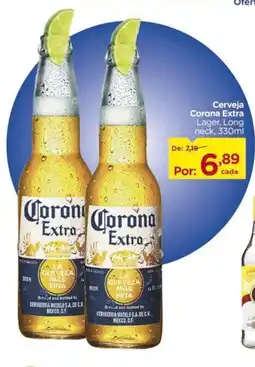 Carrefour Cerveja Corona Extra Lager, Long neck, oferta