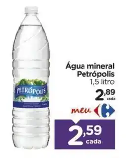 Carrefour Água mineral Petrópolis oferta