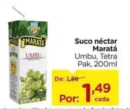 Carrefour Suco néctar Maratá Umbu, Tetra Pak, oferta