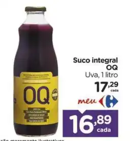 Carrefour Suco integral OQ Uva oferta