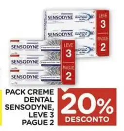 Carrefour Pack creme dental sensodyne leve 3 pague 2 oferta