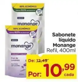 Carrefour Sabonete líquido Monange Refil, oferta