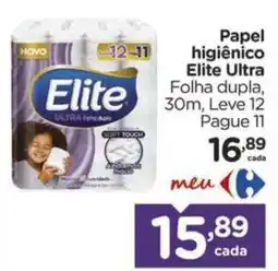 Carrefour Papel higiênico Elite Ultra oferta