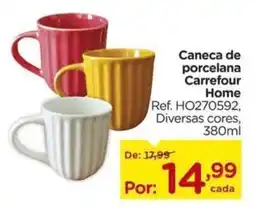 Carrefour Caneca de porcelana Carrefour Home oferta