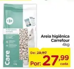Carrefour Areia higiênica Carrefour oferta