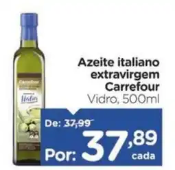 Carrefour Azeite italiano extravirgem Carrefour Vidro, oferta
