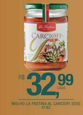 DB Supermercados Molho la pastina al carciofi 320g oferta