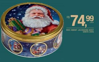 DB Supermercados Bisc amant jacobsens nost santa 340g oferta