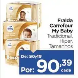 Carrefour Fralda Carrefour My Baby oferta