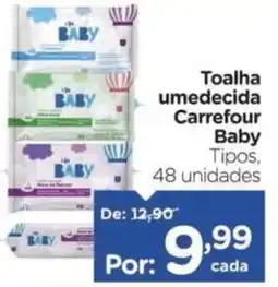 Carrefour Toalha umedecida Carrefour Baby oferta
