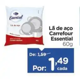 Carrefour Lã de aço Carrefour Essential oferta