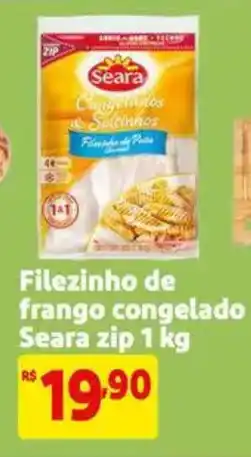 Extra Supermercado Filezinho de frango congelado Seara zip oferta