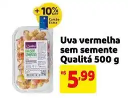 Extra Supermercado Uva vermelha sem semente Qualitá oferta
