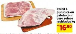 Extra Supermercado Pernil à pururuca ou paleta com osso suínos resfriados oferta