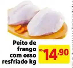 Extra Supermercado Peito de frango com osso resfriado oferta