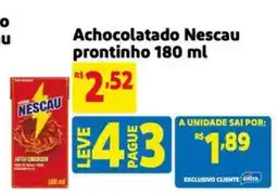 Extra Supermercado Achocolatado Nescau prontinho oferta