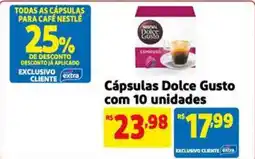 Extra Supermercado Cápsulas Dolce Gusto oferta