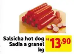 Extra Supermercado Salsicha hot dog Sadia a granel oferta