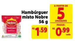 Extra Supermercado Hambúrguer misto Nobre oferta