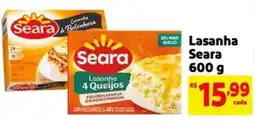 Extra Supermercado Lasanha Seara oferta