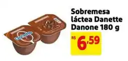 Extra Supermercado Sobremesa láctea Danette Danone oferta